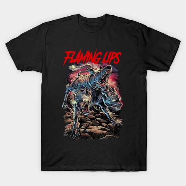 FLAMING LIPS BAND T-Shirt by Tronjoannn-maha asyik 